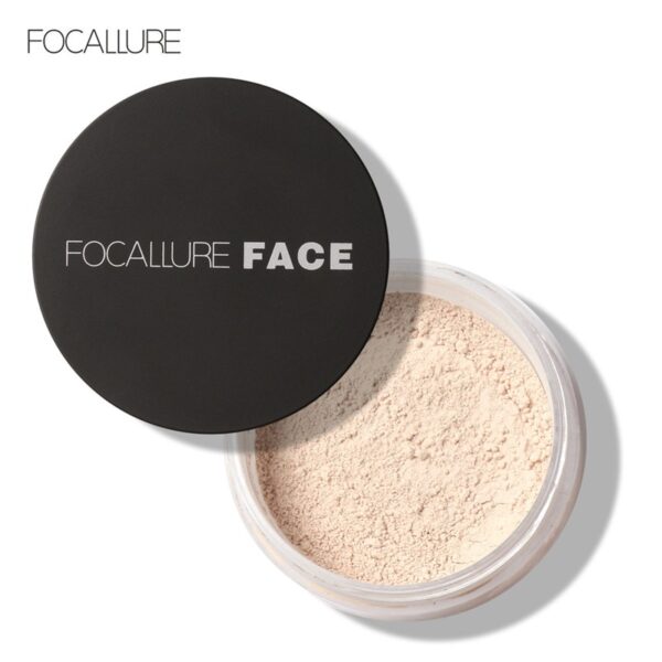 Pó Facial-Focallure 3 cores maquiagem do rosto controle de óleo, longa duração à prova d' água de maquiagem mineral - Image 4