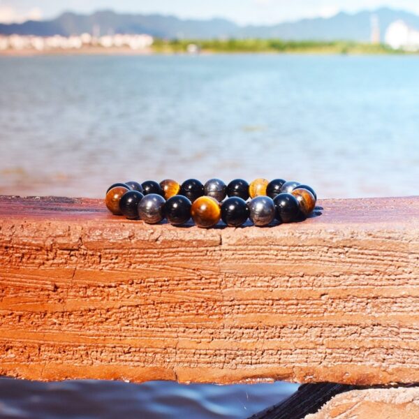 Pulseiras de Hematita Magnética para Homens e Mulheres, Tiger Eye Stone Bead, Assistência Médica, Magnet Help, Jóias para Perda de Peso, Casal, Novo - Image 9