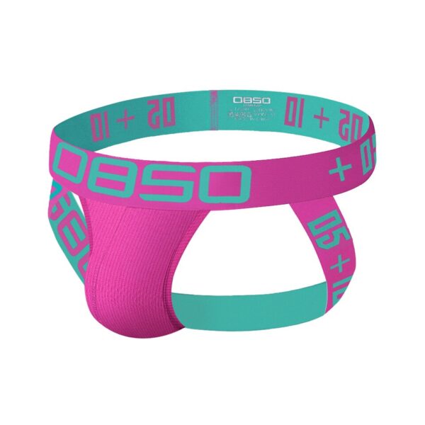 Cuecas algodão masculinas Jockstrap de orlvs,  gay tanga cuecas deslizamento sexy, bolsa, g string - Image 5