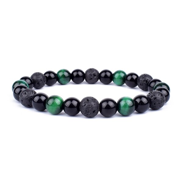 Pulseiras de Hematita Magnética para Homens e Mulheres, Tiger Eye Stone Bead, Assistência Médica, Magnet Help, Jóias para Perda de Peso, Casal, Novo - Image 5