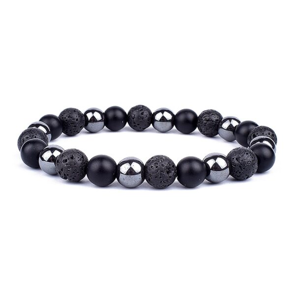Pulseiras de Hematita Magnética para Homens e Mulheres, Tiger Eye Stone Bead, Assistência Médica, Magnet Help, Jóias para Perda de Peso, Casal, Novo - Image 11