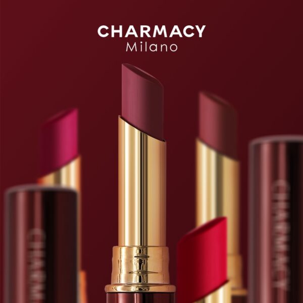 Batom Charmacy 16 cores de veludo à prova d' água fácil de usar longstay lip stick de longa duração matte