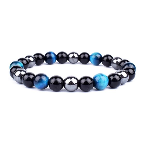 Pulseiras de Hematita Magnética para Homens e Mulheres, Tiger Eye Stone Bead, Assistência Médica, Magnet Help, Jóias para Perda de Peso, Casal, Novo - Image 28
