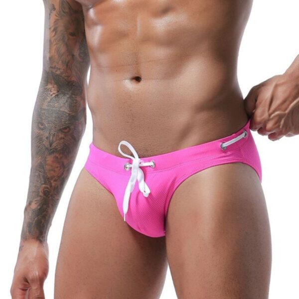 Sunga Praia Homens Swim Wear, Natação, Praia, Banho, Roupa De Banho - Image 5