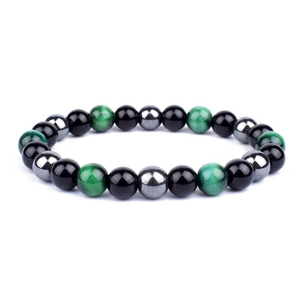 Pulseiras de Hematita Magnética para Homens e Mulheres, Tiger Eye Stone Bead, Assistência Médica, Magnet Help, Jóias para Perda de Peso, Casal, Novo - Image 25