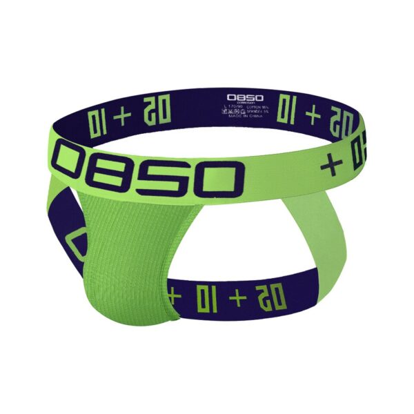 Cuecas algodão masculinas Jockstrap de orlvs,  gay tanga cuecas deslizamento sexy, bolsa, g string - Image 7