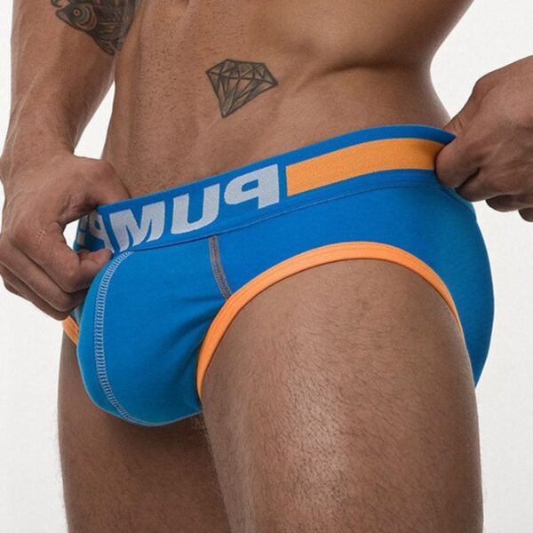 Cueca masculina nova marca modal sexy jockstrap baixa cintura briefs, gay, roupa interior - Image 15