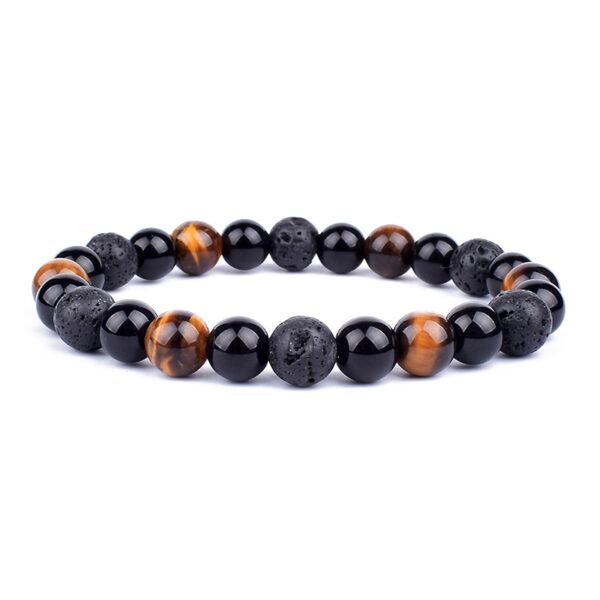 Pulseiras de Hematita Magnética para Homens e Mulheres, Tiger Eye Stone Bead, Assistência Médica, Magnet Help, Jóias para Perda de Peso, Casal, Novo - Image 27