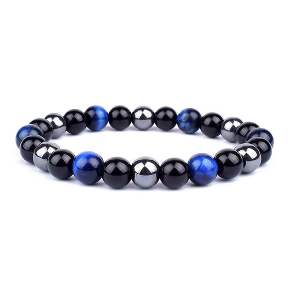 Pulseiras de Hematita Magnética para Homens e Mulheres, Tiger Eye Stone Bead, Assistência Médica, Magnet Help, Jóias para Perda de Peso, Casal, Novo - Image 30