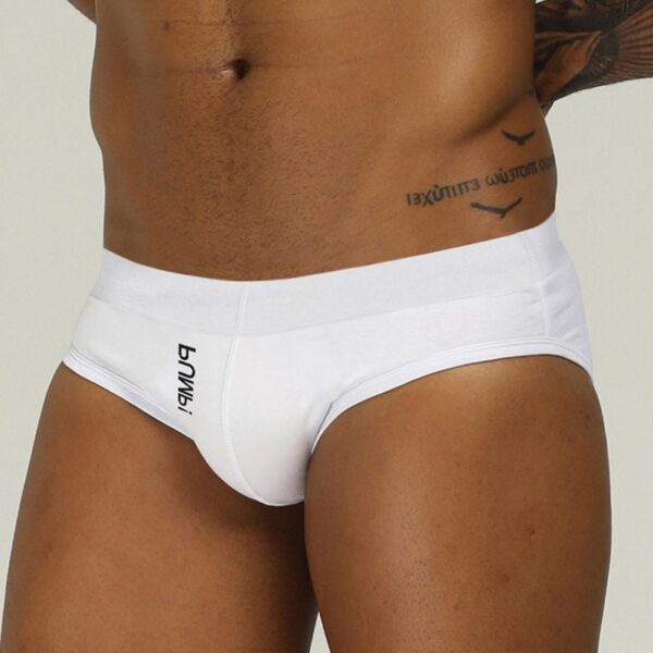 Cueca masculina nova marca modal sexy jockstrap baixa cintura briefs, gay, roupa interior - Image 16