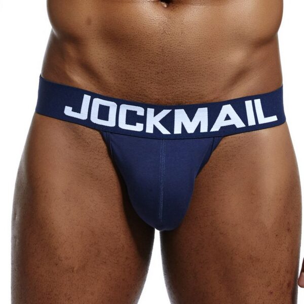 Cueca de algodão malha, Jockmail apertado homens, jockstrap, malha respirável jock cinta homme, erótico, gay pênis bolsa - Image 24
