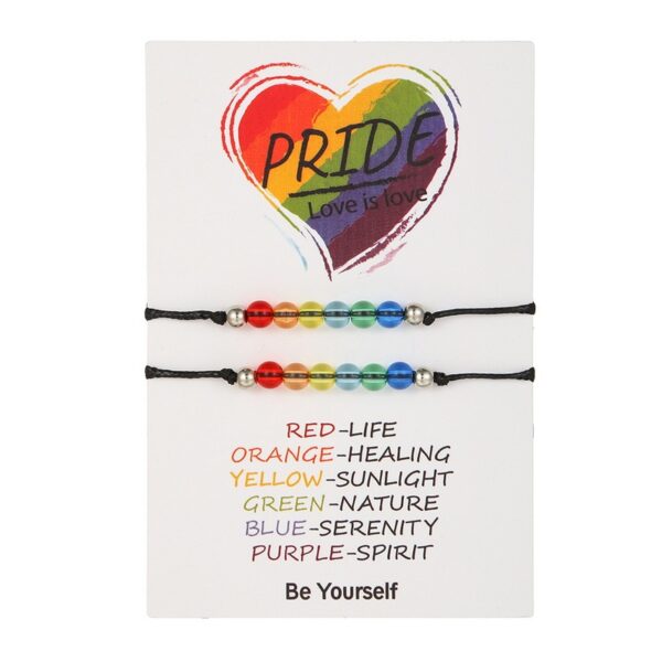 Pulseira Cinta LGBTQ, arco-íris para homens mulheres. - Image 31