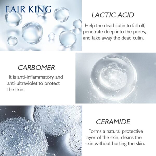 Creme Facial esfoliante mousse peeling gel, remover profundamente todos os tipos de pele hidratante suave. - Image 6