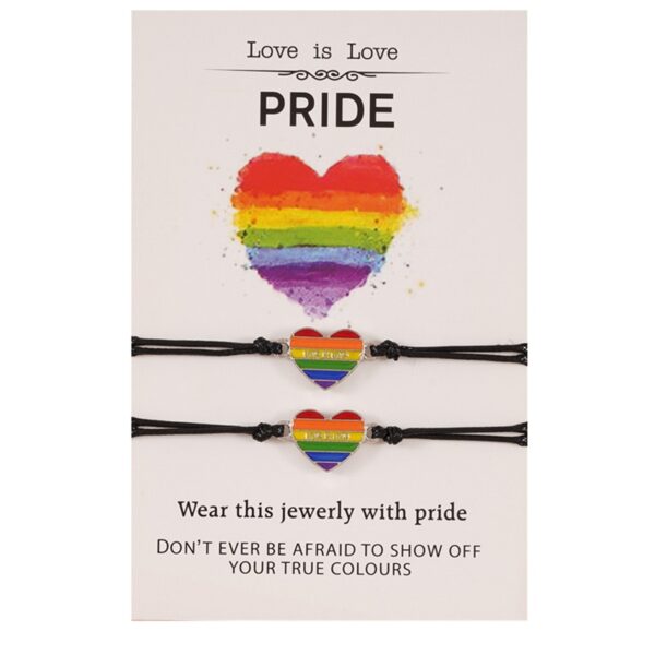 Pulseira Cinta LGBTQ, arco-íris para homens mulheres. - Image 11