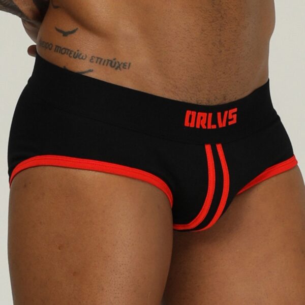 Kit Cueca algodão 4 pçs homens, gay, respirável, sólida confortável or168 - Image 7