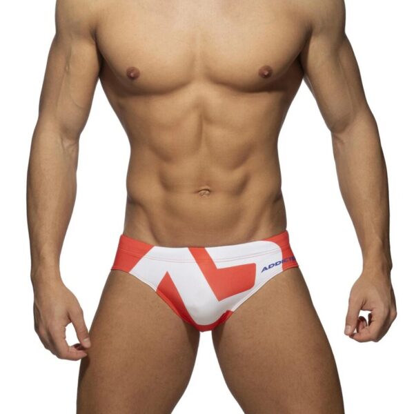 Sunga banho sexy americano e europeu masculino, triangular, estampados, praia, nova moda, verão - Image 5