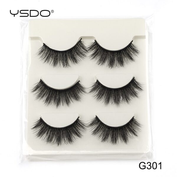 Cílios Manga YSDO Mink 3D Natural, Wispy, Falsos, Reutilizáveis, Estilo Coreano, 3 Pares, 5 Pares, 7 Pares - Image 25