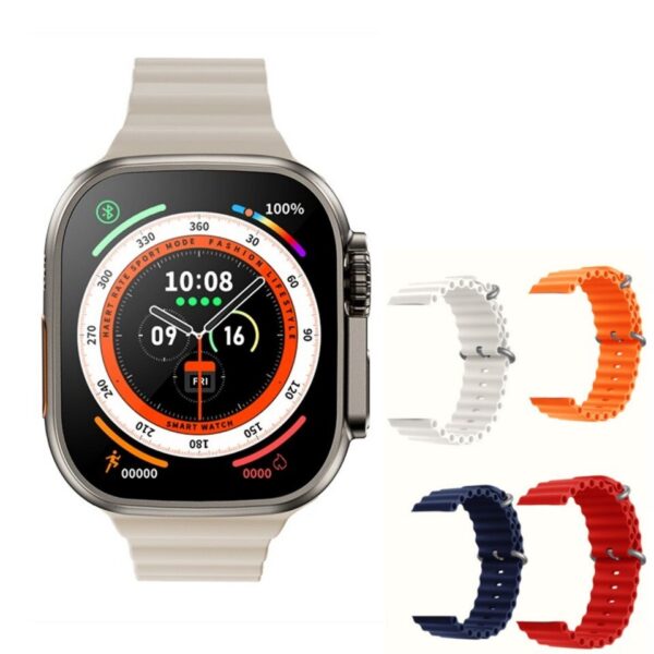 Smartwatch Ultra 8 para homens e mulheres, NFC, GPS Track, Chamada Bluetooth, Smartwatch Esportivo Impermeável, Série 8, Novo, 49mm - Image 5