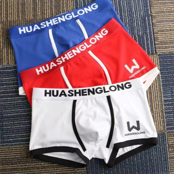 Cueca Boxer masculina algodão macio, kit com 3 pçs, roupa interior masculina, boxers confortáveis, respiráveis - Image 17