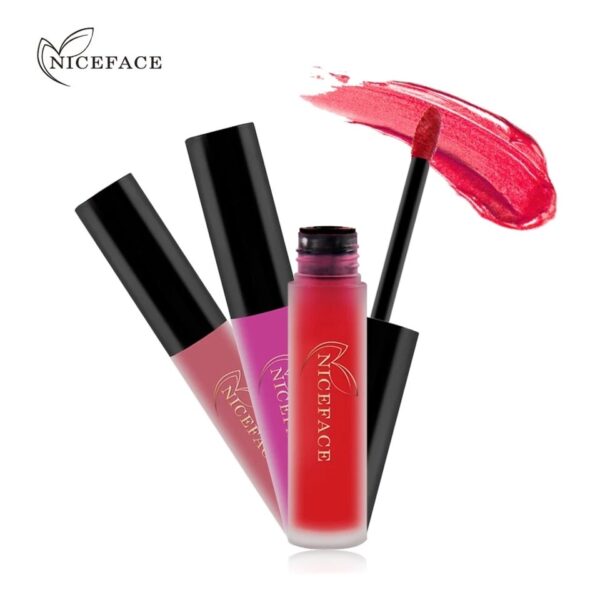 Batom Líquido-Niceface Matte Nude Impermeável, Brilho Labial, Hidratante, Lipgloss de Longa Duração, Labial, 34 Cores - Image 28