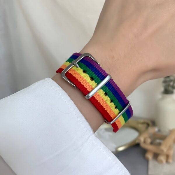 Pulseira Cinta LGBTQ, arco-íris para homens mulheres. - Image 10