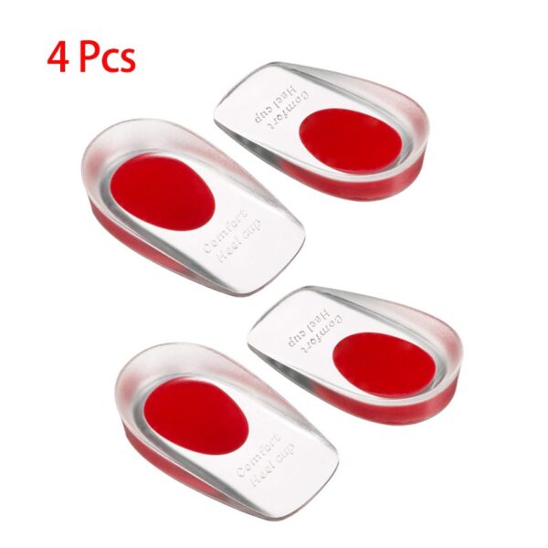 Palmilhas de silicone médico para o protetor de calcanhar, insere almofadas de esporos de calcanhar para alívio da dor de calcanhar e para reduzir a pressão - Image 4