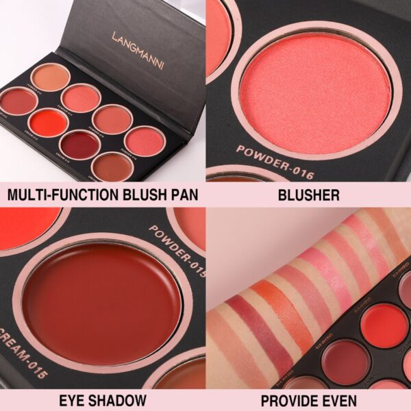 Blush Miss Rose pó Paleta, Mineral, Sombra de Olho, Natural Impermeável, Maquiagem Bochecha, Rouge - Image 23