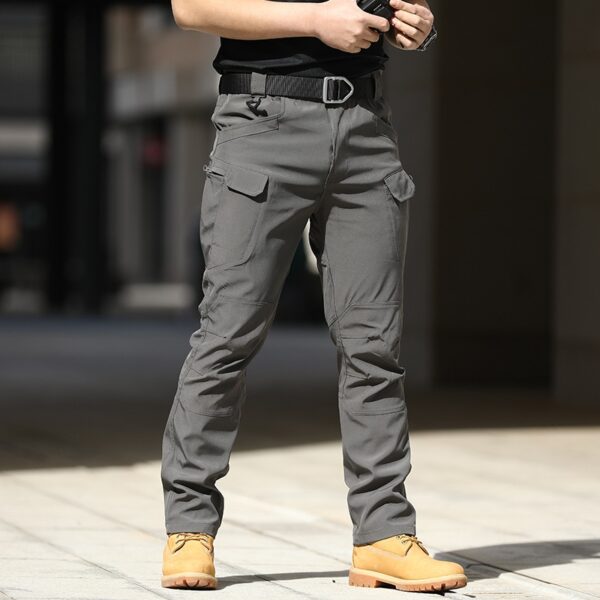 Calça Masculina Novas forças especiais originais fãs macacão estiramento respirável tático, bolso frontal, zíper - Image 13