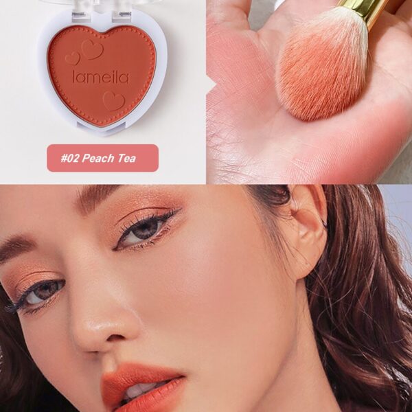Blush Miss Rose pó Paleta, Mineral, Sombra de Olho, Natural Impermeável, Maquiagem Bochecha, Rouge - Image 3