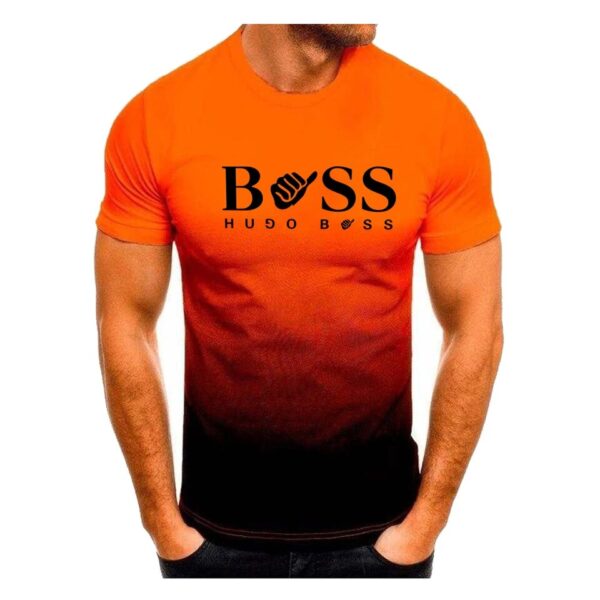 Camiseta solta de manga curta masculina, com decote O, estampada em 3D, respirável, casual, série juvenil, moda, verão - Image 15