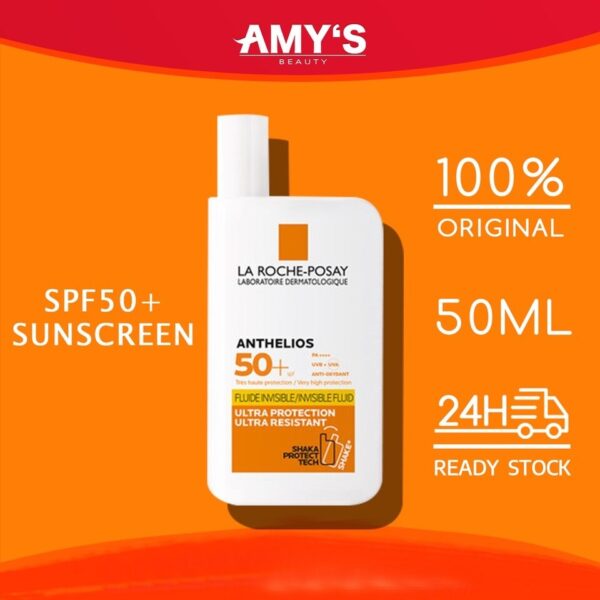Protetor Solar Original LA ROCHE-POSAY Face, Ultra SPF50 Corpo, Anthelios Anti-Shine Fluido Invisível - Image 4
