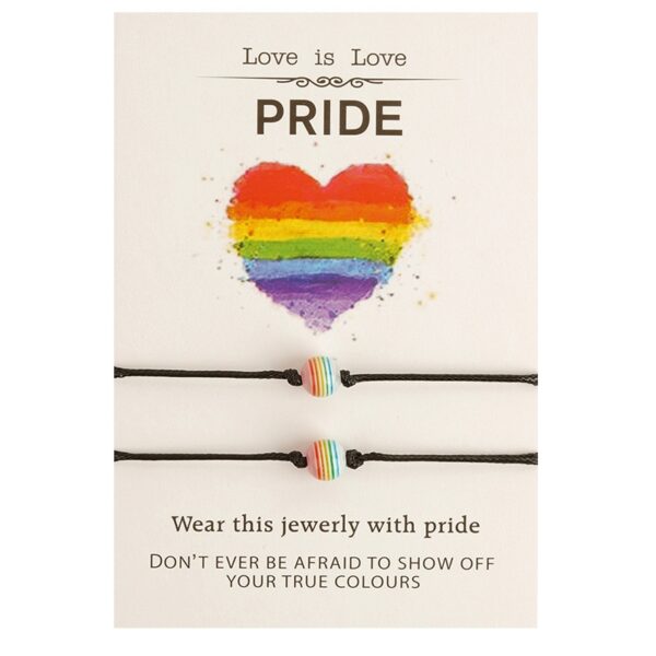 Pulseira Cinta LGBTQ, arco-íris para homens mulheres. - Image 8
