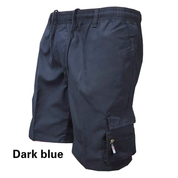 Bermuda Shorts masculinos respiráveis com bolsos múltiplos, casual de verão, praia - Image 12