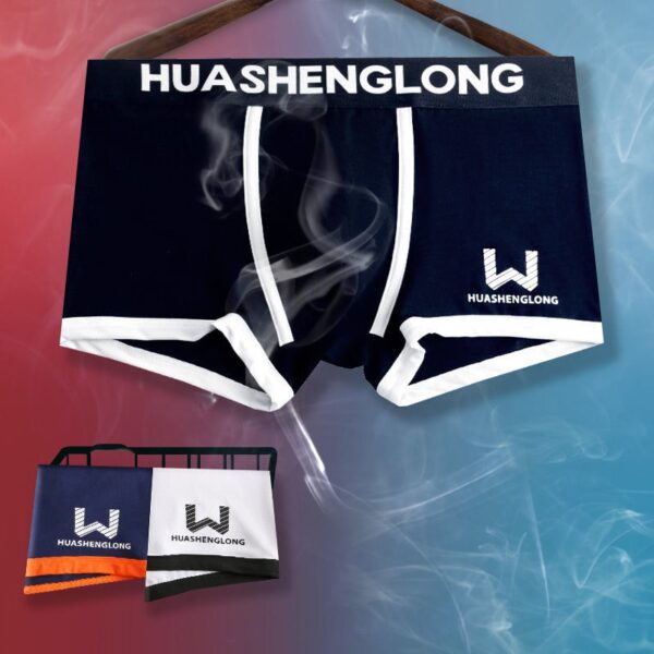 Cueca Boxer masculina algodão macio, kit com 3 pçs, roupa interior masculina, boxers confortáveis, respiráveis - Image 9