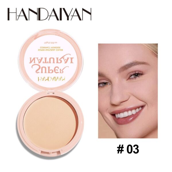 Pó fosco rosto impermeável, controle de óleo, maquiagem duradoura, ajuste cosmético compacto, SPF 30 PA +++, 8 cores - Image 8