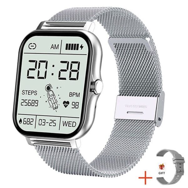 Relógio Inteligente elegante Bluetooth chamada de resposta, masculino/feminino, dial digital smartwatch pulseira freqüência cardíaca oxigênio no sangue rastreador de fitness novo - Image 11