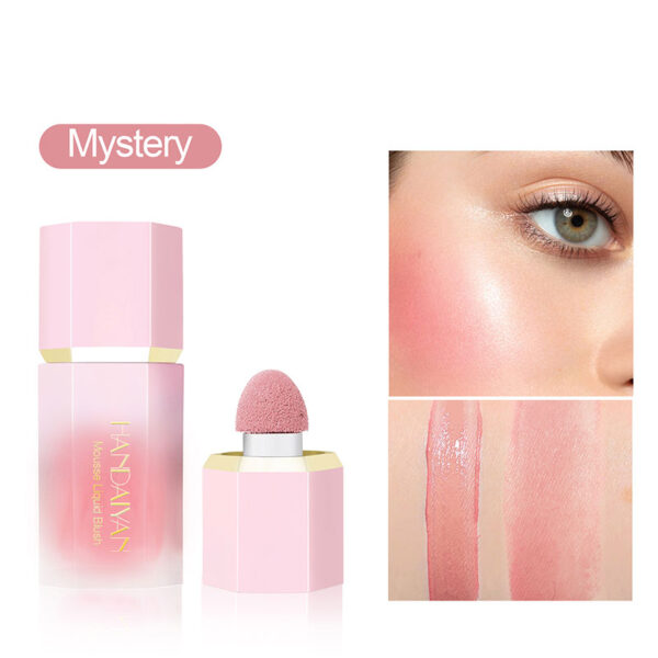 Blush Stick Impermeável Facial Natural Cheek Rouge 14 Cores Silky Smooth Bochecha Tint Líquido Rosto Blush, com Esponja - Image 19