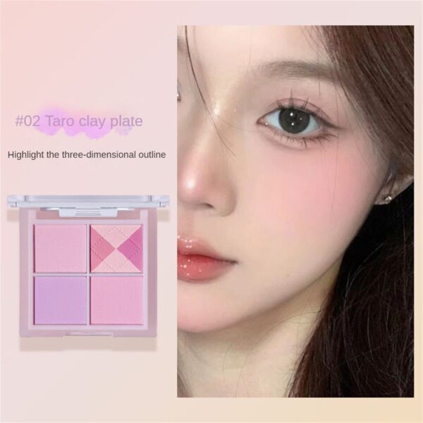 Blush Miss Rose pó Paleta, Mineral, Sombra de Olho, Natural Impermeável, Maquiagem Bochecha, Rouge - Image 5