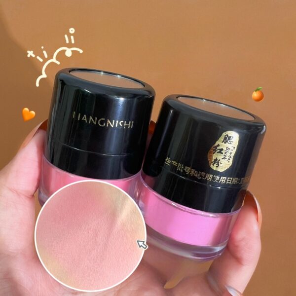 Blush Rosto macio em pó almofada, bochecha rouge nude nutritivo maquiagem clareamento da tez reparação cosméticos maquiagem - Image 4
