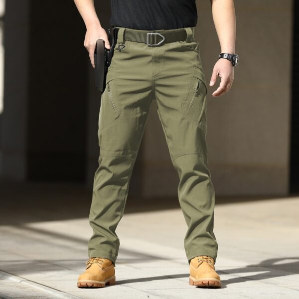 Calça Masculina Novas forças especiais originais fãs macacão estiramento respirável tático, bolso frontal, zíper - Image 20
