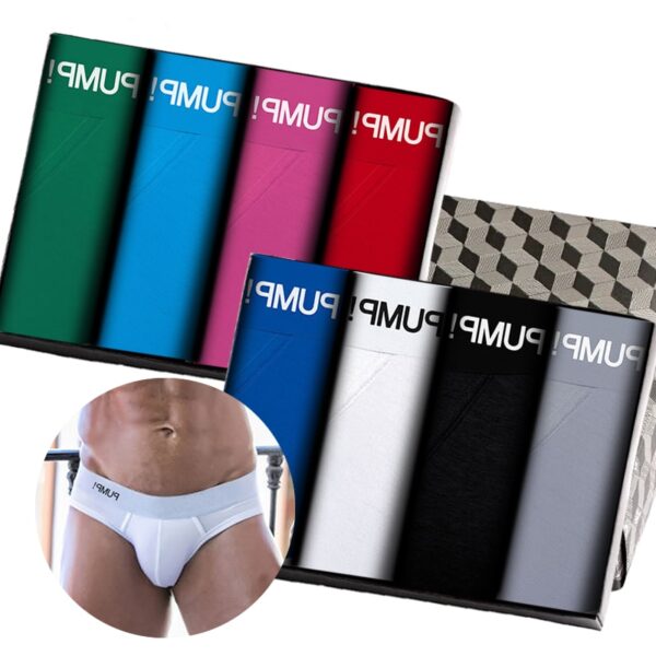 Cueca de algodão Jockstrap respirável masculina, sexy, bolsa Tanga U, moda gay, 8 peças - Image 3