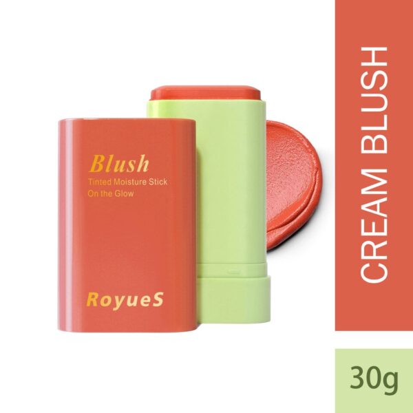 Blush Stick Natural Multi-Function, Cheek Face Rouge, duradouro alta cor Rendering creme, tom de pele de clareamento, à prova d'água - Image 8