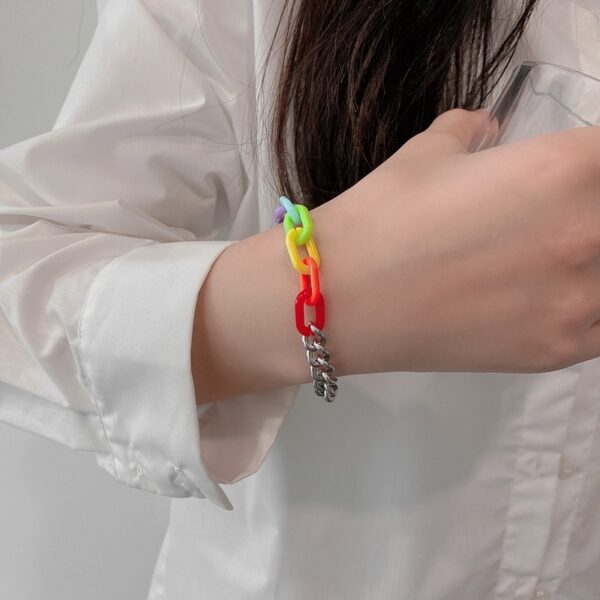 Pulseira Cinta LGBTQ, arco-íris para homens mulheres. - Image 26