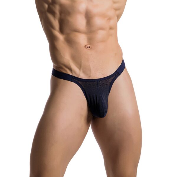 Cueca tanga CLEVER-MENMODE masculino pênis bolsa, g string t-back lingerie erótica - Image 7