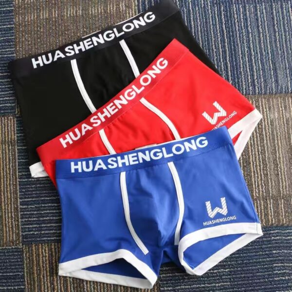 Cueca Boxer masculina algodão macio, kit com 3 pçs, roupa interior masculina, boxers confortáveis, respiráveis - Image 18