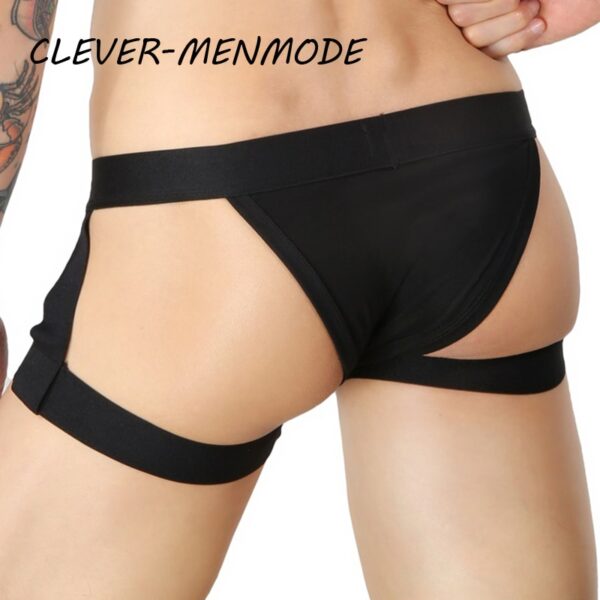Cuecas masculina Jockstrap Sexy Strap Cuecas, Bikini, Suspender de coxa - Image 3