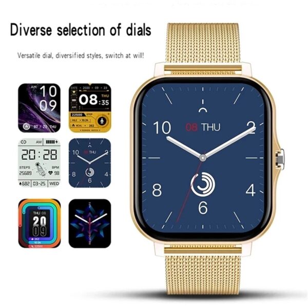 Relógio Inteligente elegante Bluetooth chamada de resposta, masculino/feminino, dial digital smartwatch pulseira freqüência cardíaca oxigênio no sangue rastreador de fitness novo - Image 10