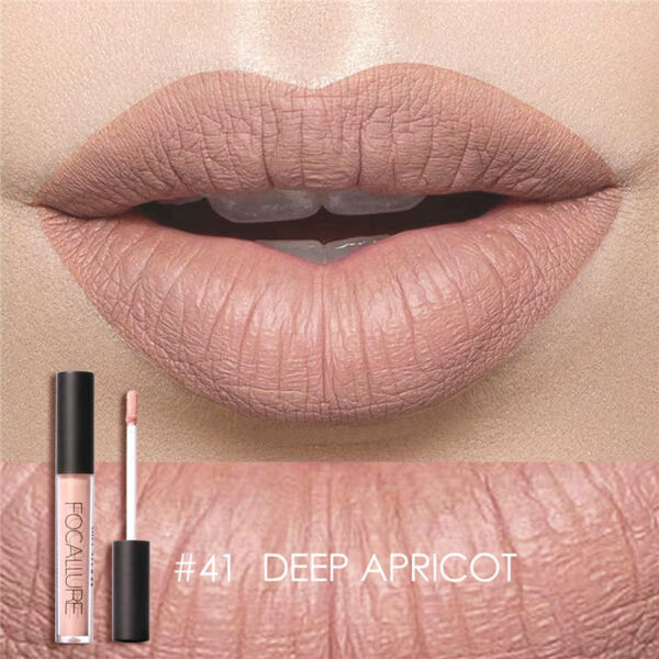 Batom líquido impermeável Focallure, Red Velvet Lip Tint, Nude Matte, Maquiagem Colorida - Image 2