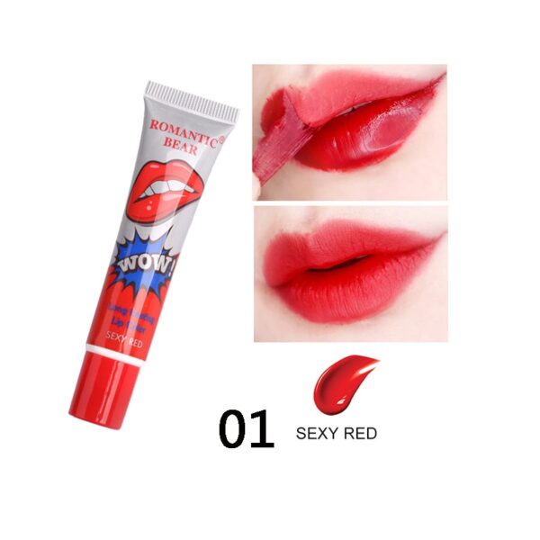 Kit 6 pçs Batom Líquido, à prova d água longa duração gloss lint máscara maquiagem fosco lipgloss - Image 9