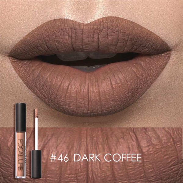 Batom líquido impermeável Focallure, Red Velvet Lip Tint, Nude Matte, Maquiagem Colorida - Image 42